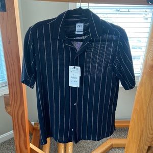 Texture stripped shirt